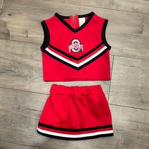 Ohio State Toddler Cheerleading Outfit